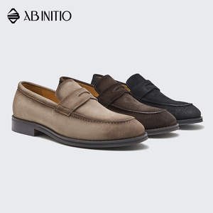 Mocasines de zapatos de vestir formales para hombre de gamuza cómodos planos personalizados de alta calidad OEM - Product Image 6