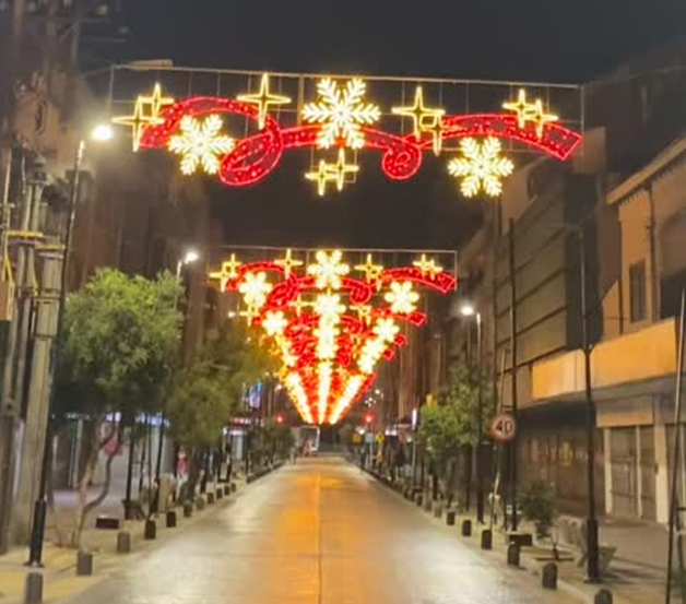Cross Street LED 2D Motif Light - Festive Outdoor Decor