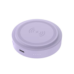 2025 새로운 원형 디스크 초박형 및 초경량 3000mAh 휴대용 전원 은행, LED 디스플레이가 있는 미니 무선 충전기 - Product Image 4