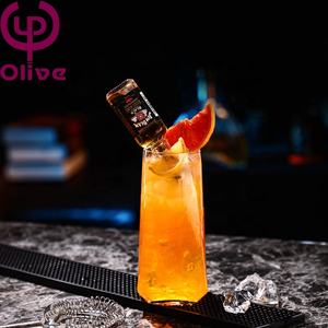 Verre à cocktail hexagonal transparent haut de gamme sans pied pour fêtes, idéal pour vin, bière, whisky, champagne, eau, thé, mojito - Product Image 5