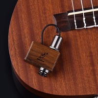 Micro pour Piano Cajon, Guitare Classique, Violon, Ukulélé - Patch Instrumental Aeline AD-89 en Bois d'Ébène Massif