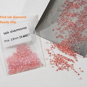 Starsgem 1,1mm ~ 4,3mm Diamantes redondos sueltos 24H Envío listo Fancy Pink Color Lab-Grown HPHT Pink Diamond - Product Image 1