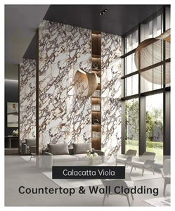 Losas de Mármol Calacatta Viola Italiano de Primera Calidad para Encimeras Personalizadas, Lavabos de Baño, Tocadores y Fregaderos de Mármol - Product Image 1