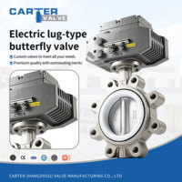 Vanne papillon à poignée à languettes en fonte ductile GGG50, raccord électrique/pneumatique marche/arrêt, joint EPDM, pour eau et eaux usées, base PN16 DIN EN1092, OEM