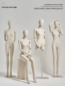Mannequin de vitrine pour magasin de vêtements, style coréen, réglable, tête haute, épaules plates, haut de gamme - Product Image 1