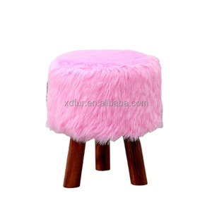Factory Hot Sale Faux Fur <strong>Stool</strong> <strong>Cover</strong> Chair <strong>Covers</strong> - Product Image 1