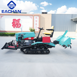 Livraison rapide 35HP siège de motoculteur rotatif petite chenille Diesel motoculteur rotatif en caoutchouc sur chenilles travail du sol avec seau - Product Image 6