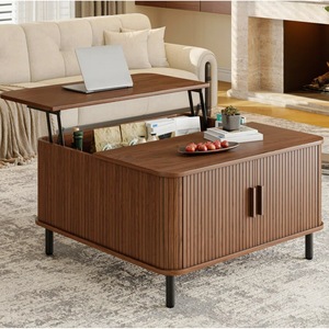Modern minimalist wooden floor <b>table</b>, cross-border home living room storage <b>table</b>, height adjustable, customizable. - Product Image 2