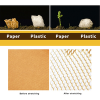 Emballage en papier kraft en nid d'abeille, grille de déchirure, résistant à l'humidité, absorption des chocs, remplissage, papier d'emballage express