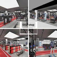 Présentoir multifonctionnel pour vêtements de sport de marque pour magasin de chaîne de vente au détail de vêtements de sport