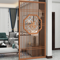 Usine de Foshan propose un prix avantageux pour un panneau mural décoratif mobile en acier inoxydable au design contemporain, écran en aluminium, séparateur de pièce