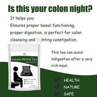 Tisana Desintoxicante para el Colon, 10 Hierbas, Alivio del Estreñimiento, Limpieza Intestinal Natural Sin Cafeína