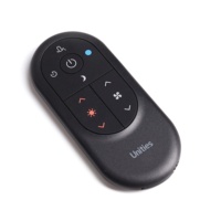 Télécommande universelle intelligente personnalisable noire mini 11 boutons avec RF433/Ble/Infrarouge pour TV