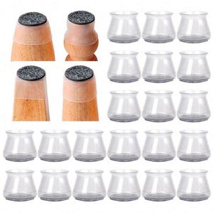 Housse de protection en silicone élastique pour meubles, protège-pieds de chaise ronds et carrés, tapis de protection pour chaises - Product Image 4