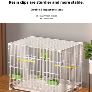 Da Hổ Nhỏ Xuan Feng đặc biệt lồng chim thêu chéo phụ kiện mới Vẹt Có tấm kim loại chế tạo CN/Fuj - Product Image 4