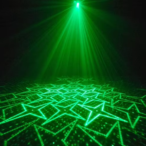 Projecteur laser <span class=keywords><strong>LED</strong></span> UNOXINE 80W RGBW 3-en-1 haute luminosité avec effets floraux pour discothèque, DJ, karaoké, fête, doté de 8 gobos et de 7 couleurs pour la scène - Product Image 5