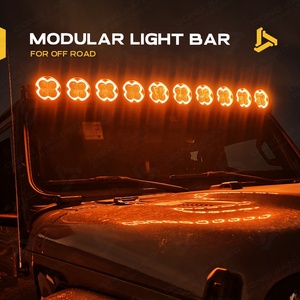 Barre lumineuse LED modulaire RGB super lumineuse, connectable, pour toit, 40/42/48/50/52/54 pouces, pour camion RAM 2500/3500, jeep, barre lumineuse tout-terrain, 4x4 - Product Image 1