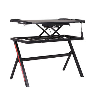 Mesa de Juego RGB para Deportes Electrónicos, de Acero Resistente, Económica, para Jugadores, con Juego de Silla y <span class=keywords><strong>Escritorio</strong></span> para PC de Carreras, con Luz LED - Product Image 1