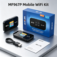 Routeur WiFi portable MF967P 4G LTE MiFi WiFi6 avec écran LCD couleur, batterie 3000 mAh, USB-C