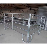 Vente chaude Vert Métal Cadre Bétail Élevage Clôture Cheval Ferme Bovins Moutons Enclos Saule Porte Corral Treillis Portes