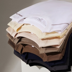 T-shirt Oversize Personnalisé en Coton Lourd de Qualité Supérieure, Coupe Épaules Tombantes, Style Streetwear, Broderie Trois Aiguilles et Cinq Fils, Vente en Gros - Product Image 6