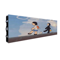 Panel LED Fijo para Interiores P3.91, 1000x250 mm, Panel LED Delgado de 3.9 mm, Pantalla LED con Servicio Frontal, Pantalla LED para Pared