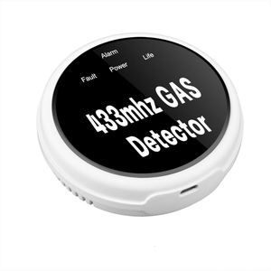 Détecteur de fuite de gaz intelligent sans fil 433Mhz pour maison connectée, compatible avec système d'alarme et vanne de gaz - Product Image 1