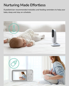 Monitor para Bebés con Alcance de Transmisión de 1000 pies, Señal Fuerte para Casas de Varios Pisos y Patios Traseros - Product Image 6
