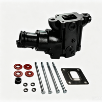 Collecteur d'échappement en fonte XME 4591, collecteur surélevé de 8 pouces, pièces de moteur marin Mercruiser V8 5.7l, collecteur d'échappement compatible avec 864591T02