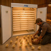 Incubateur d'œufs commercial à vendre, machine d'éclosion, incubateur automatique pour 5280 œufs