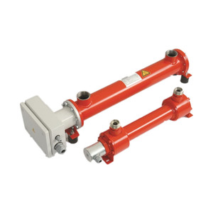Enfriador de aceite para bomba de tornillo Lki de Universal Hydraulics, intercambiador de calor de acero al carbono para uso industrial - Product Image 1