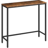 Mesa de sofá de consola fina de Metal minimalista, pasillo Delgado, entrada, muebles para el hogar para sala de estar detrás del sofá