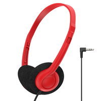 Headphone Youngrun Y0123 untuk Maskapai Penerbangan, Headphone Sekolah Ringan Berkabel di Atas Telinga untuk Penggunaan di Pesawat