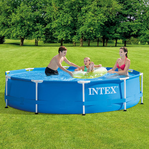 Intex 28200 Marco de metal Redondo Piscina Garten Fistro Para Picina Intex Piscina Fuori Terra Piscina sobre el suelo - Product Image 2