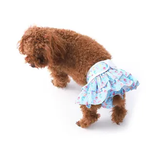 Großhandel Komfortable Wasserdichte Wasch bare Windeln Menstruation periode Windeln Hund Hygiene Shorts Röcke für Hündin