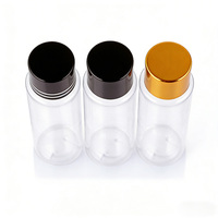 Vente en gros de flacons en plastique cylindriques transparents de 20 ml avec bouchon - Mini flacon en plastique rond vide
