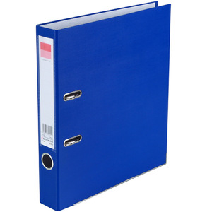 Porte-documents Qixin A105N A4 à double pince robuste de 2 pouces, bleu et noir, en plastique - Product Image 4