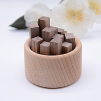 Diffuseur d'huiles essentielles en bois massif naturel, pour la maison, le spa, la salle de yoga, diffuseur de parfum minimaliste en bois, base en bois, artisanat en bois