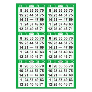 Jeux de Bingo à Gratter Personnalisés Écologiques avec Conception Gratuite pour Clubs de Loisirs - Product Image 5