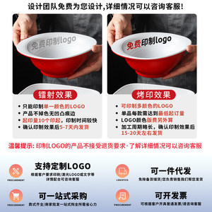 Bandeja de Servicio de Melamina Xiangyuan Meimei, Color Rojo y Blanco Sólido, para Uso en Hoteles y Restaurantes - Product Image 5
