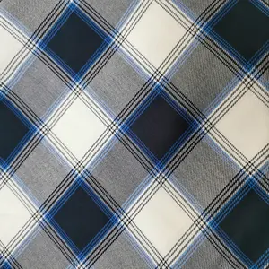 Großhandel Hochwertige 100% Baumwolle Big Plaid Bedruckte Stoffe Reaktive Farbstoffe für Spielzeug Shirt Kleidung