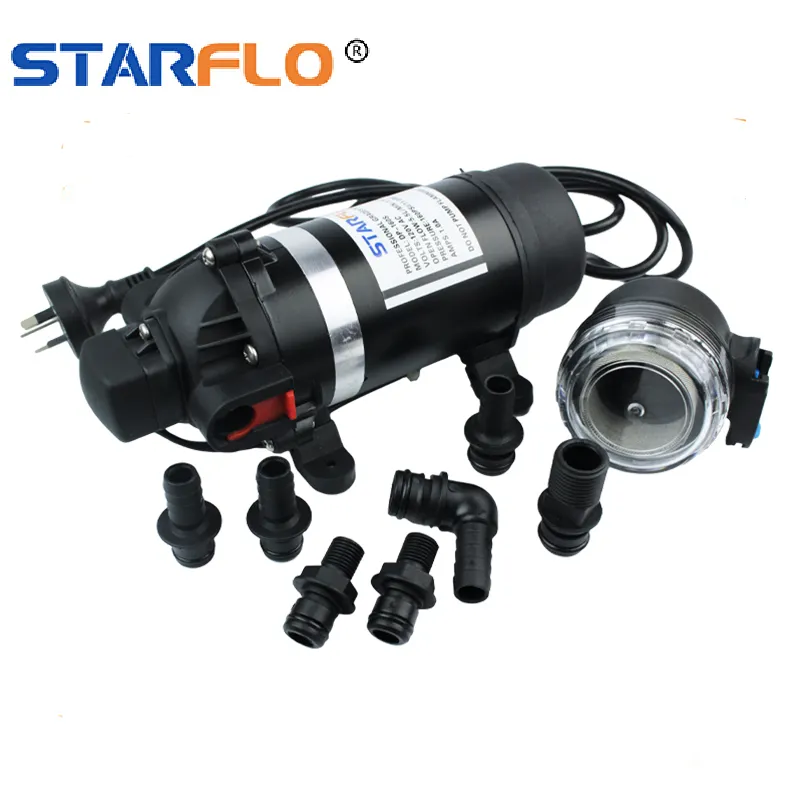 Starflo bomba de água elétrica, pequena pressão elétrica de alta pressão DP-160S 5.5lpm 1.5gpm 160psi 120v ac/bomba de água de motor elétrico