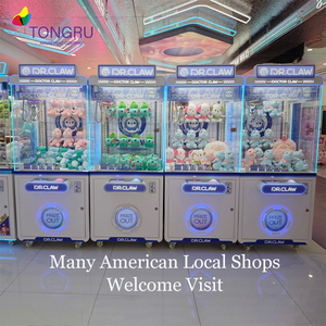Máquina de garras para adultos, operada con tarjeta, monedas o billetes, para peluches, juguetes de peluche, juguetes de mono, y uso en salas de bolos, con función de lotería - Product Image 4