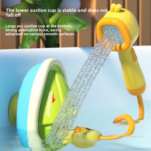 Nouveau Modèle de <span class=keywords><strong>Jouet</strong></span> de Bain Électrique pour Enfants en Forme de Canard Jaune en Plastique, avec Jet d'Eau et Rotation Amusante, Fonctionne avec 4 Piles AAA - Product Image 3