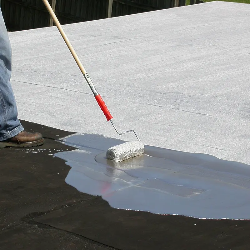 Pintura impermeable para construcción Revestimiento de techo impermeable blanco Revestimiento impermeable de poliuretano PU