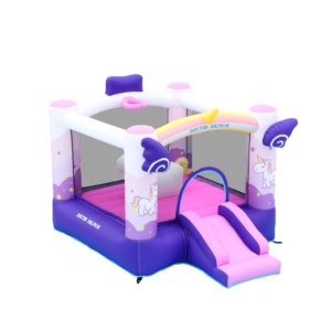 Trẻ em di động Inflatable nhà bị trả lại với trượt nước trong nhà/ngoài trời nhảy lâu đài bên vui vẻ - Product Image 1