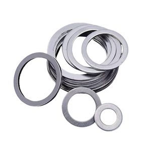 Arandelas de Bloqueo de Resorte, Accesorios de Tornillos Mesón Redondos, Engrosados y Agrandados, de Metal, con Junta Plana Adherida de Acero Inoxidable 65Mn/304, DIN125, en Stock - Product Image 4