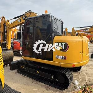 حفارة HANG KUI Cat 308E2 8tons جديدة يابانية أصلية مع EPA CE ، حفارة Cat308E زراعية رخيصة مستعملة للحفر - Product Image 2