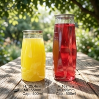 Boîte de boisson transparente en PET de qualité alimentaire avec couvercle en aluminium à ouverture facile, logo personnalisé disponible pour les sodas, les jus, les milk-shakes