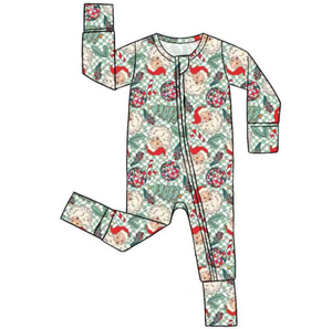 En stock, divers pyjamas pour bébé en bambou imprimés, boîtes mystère en bambou, barboteuse en bambou personnalisée pour bébé, boîte mystère en bambou pour pyjama, vente en gros - Product Image 6